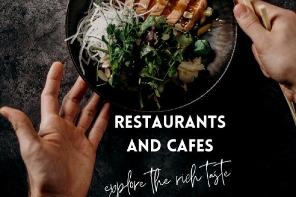 Dark Modern Natural Typographic Restaurant Cafe Bon Appetit Wall Poster (500 × 500 px)